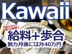 『働き方改革推奨』<br />基本給30万弱+歩合からのスタート！<br />勤務時間は9時間5分<br />休みは月5.5日+有給<br /><br />皆さんの働き方、頑張り、成果を最大限に評価！<br />ダイレクトに給料に反映されるシステムになっています。<br /><br />4ヶ月毎にスタッフの表彰式（昇格・昇給・各賞表彰）<br />※各賞賞金あり<br /><br />稼げる！環境が整っています。<br />頑張り次第ですぐに昇格可<br />※経験不問！未経験入社で店長職も多数在籍<br />